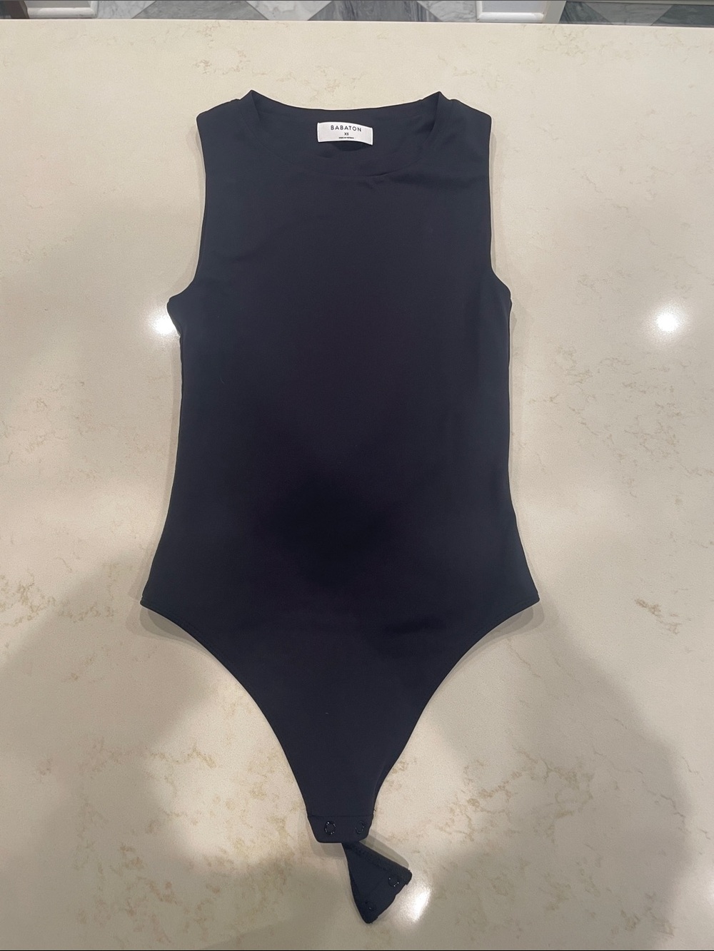 ARITZIA Babaton Black Sleeveless Stretchy Bodysuit